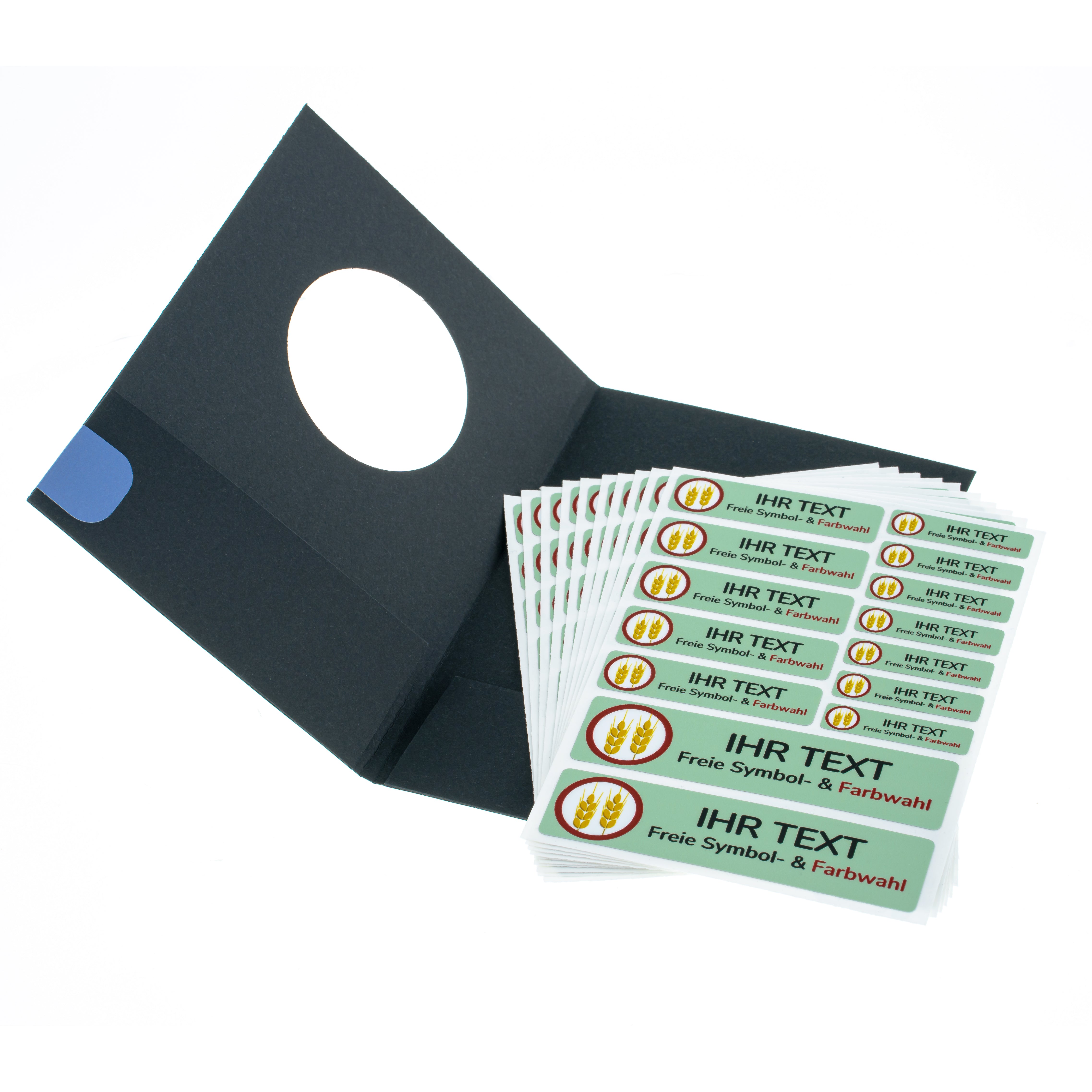 Namensaufkleber für Kinder "verschiedene Allergie & Unverträglichkeiten" (140 Aufkleber) - kinder-druckerei.de