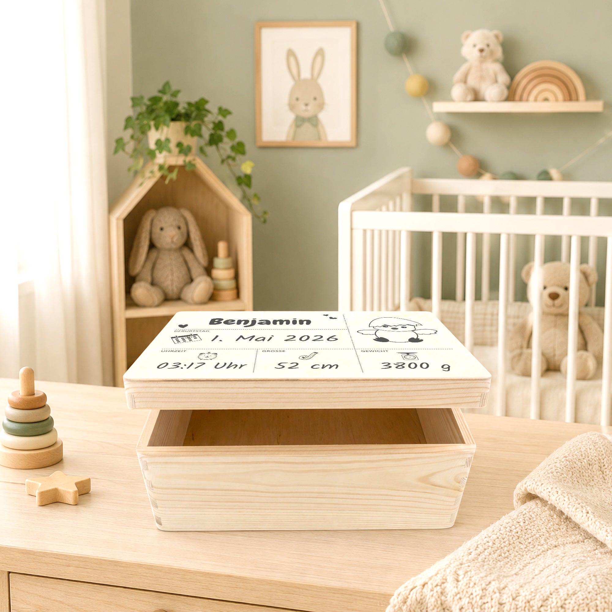 Wooden popsicle sticks, plant labels, craft sticks with custom engraving (10 pieces)