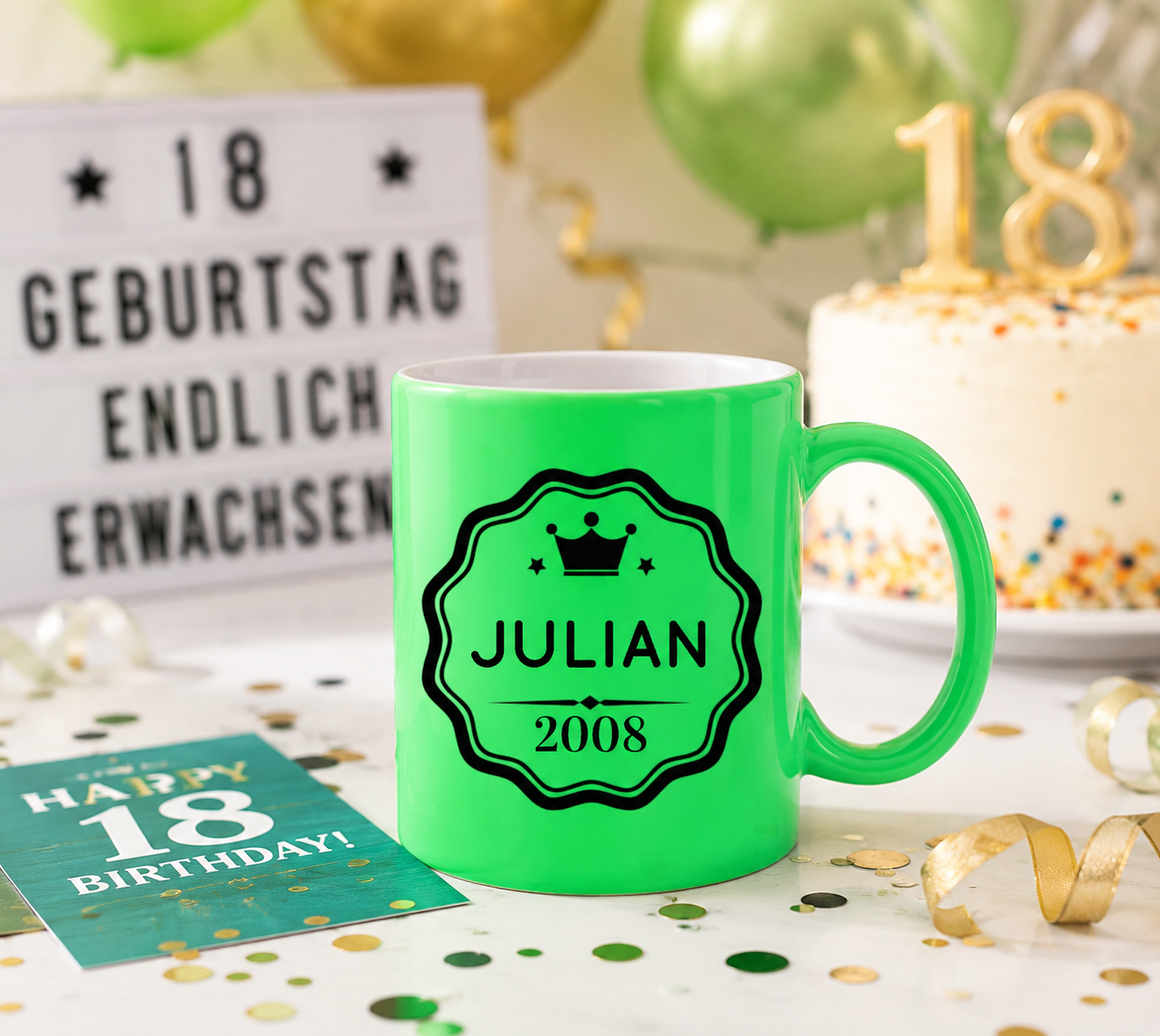 Tasse en céramique avec motif enfant et impression personnalisée