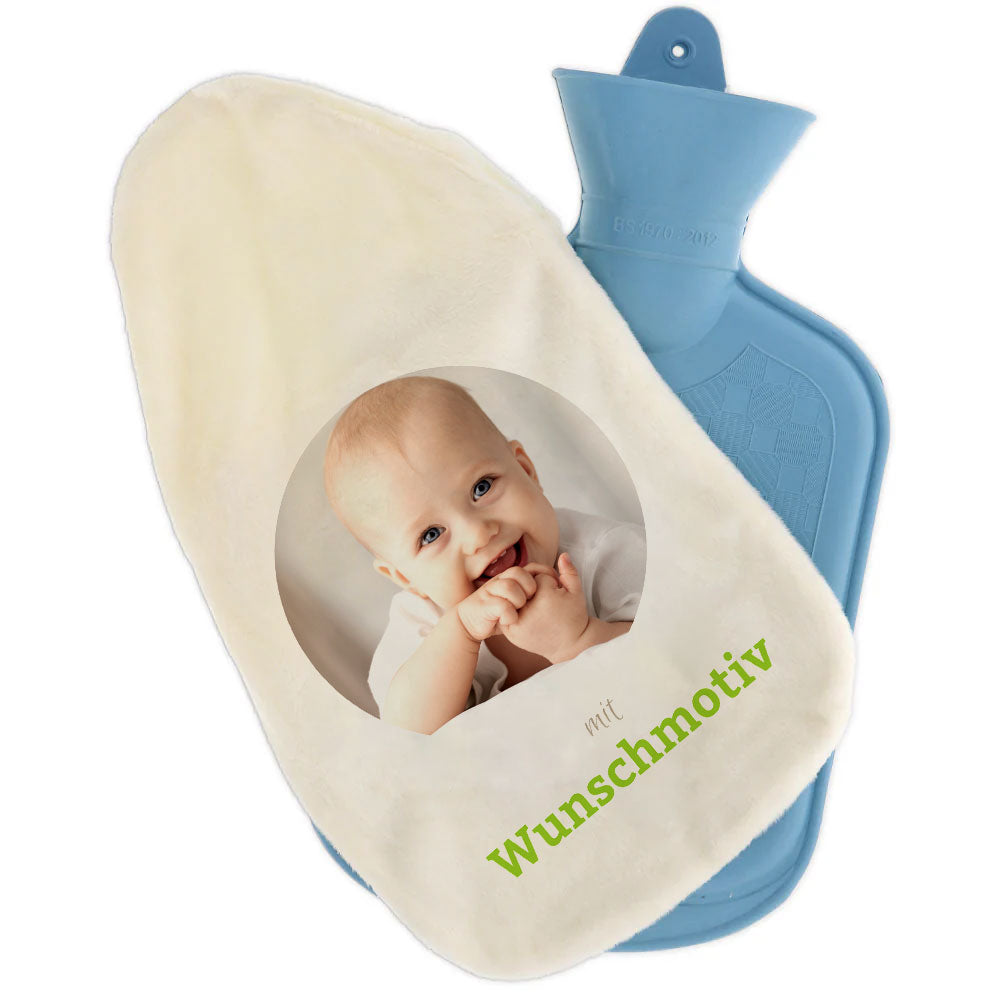 Personalized Hot Water Bottle with Children's Design & Name