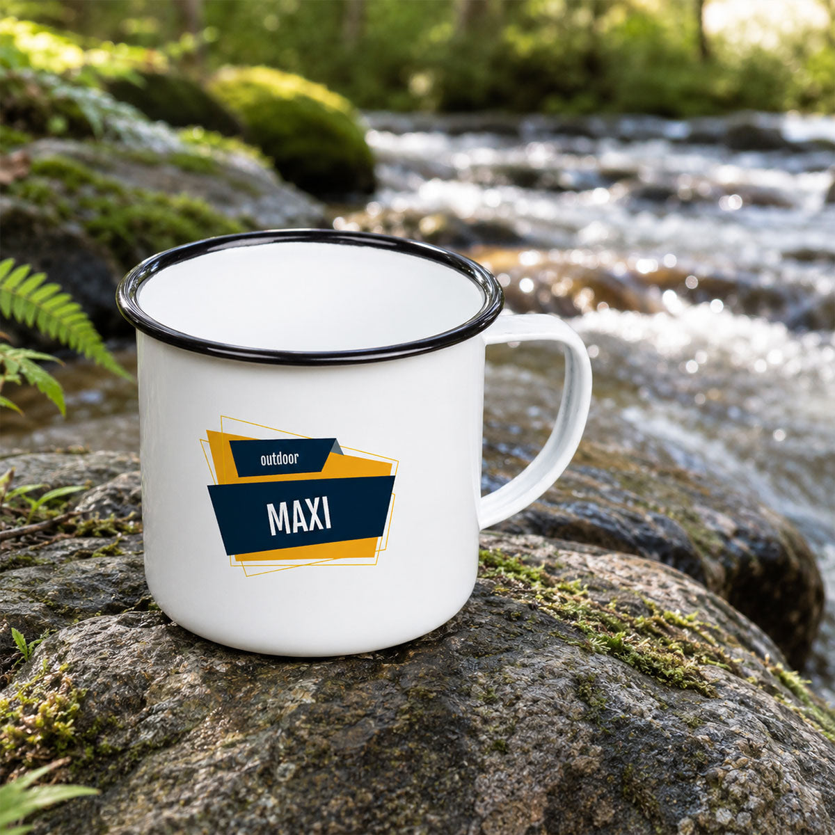 Personalized Enamel Mug