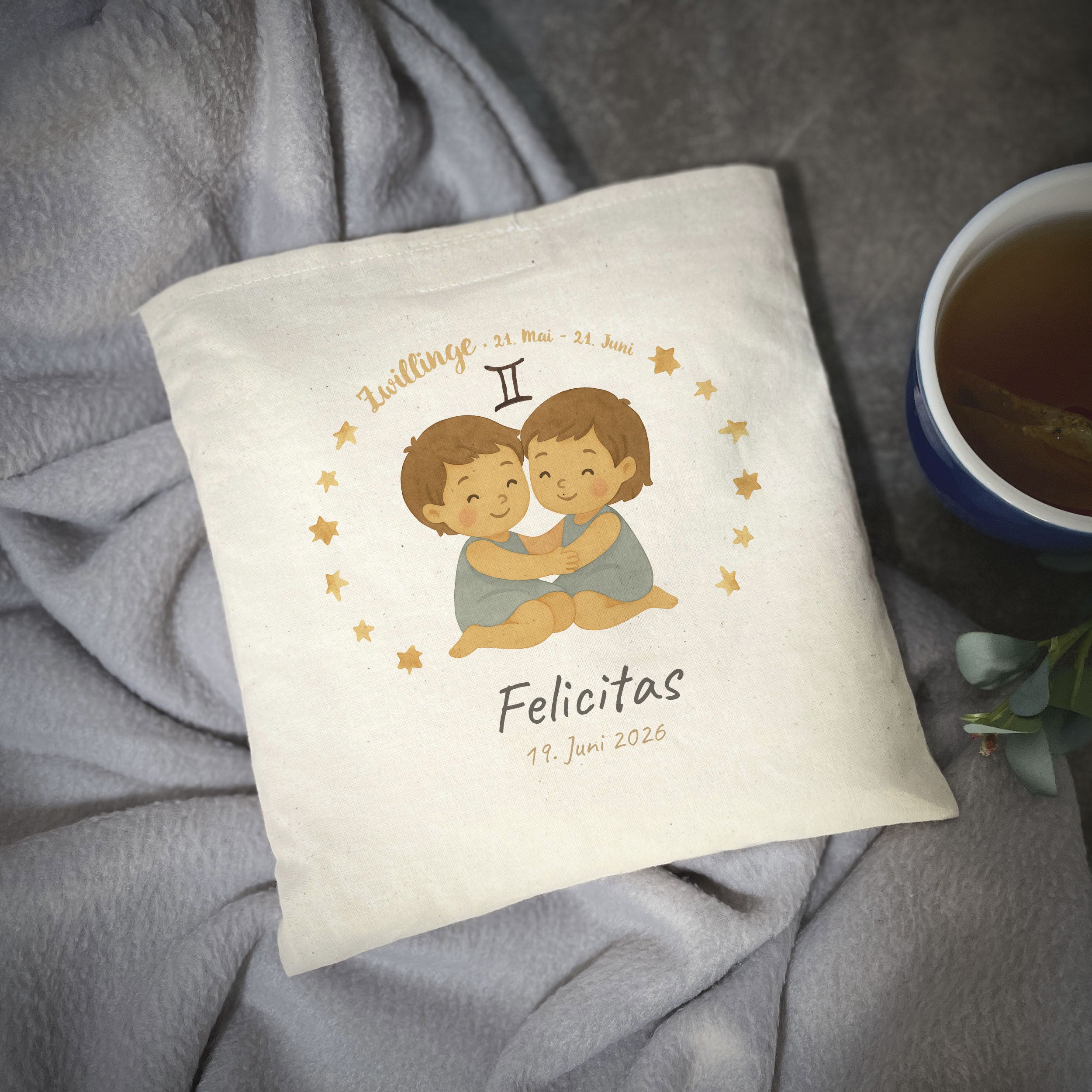 Kirschkernkissen mit individuellem Druck - kinder-druckerei.de