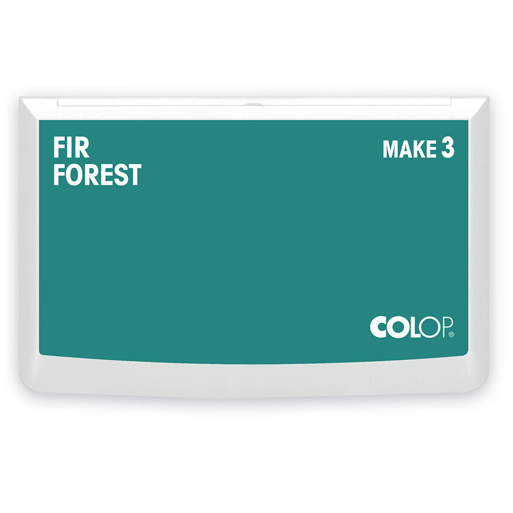 COLOP MAKE Stempelkissen dunkelgrün (fir forest) - kinder-druckerei.de
