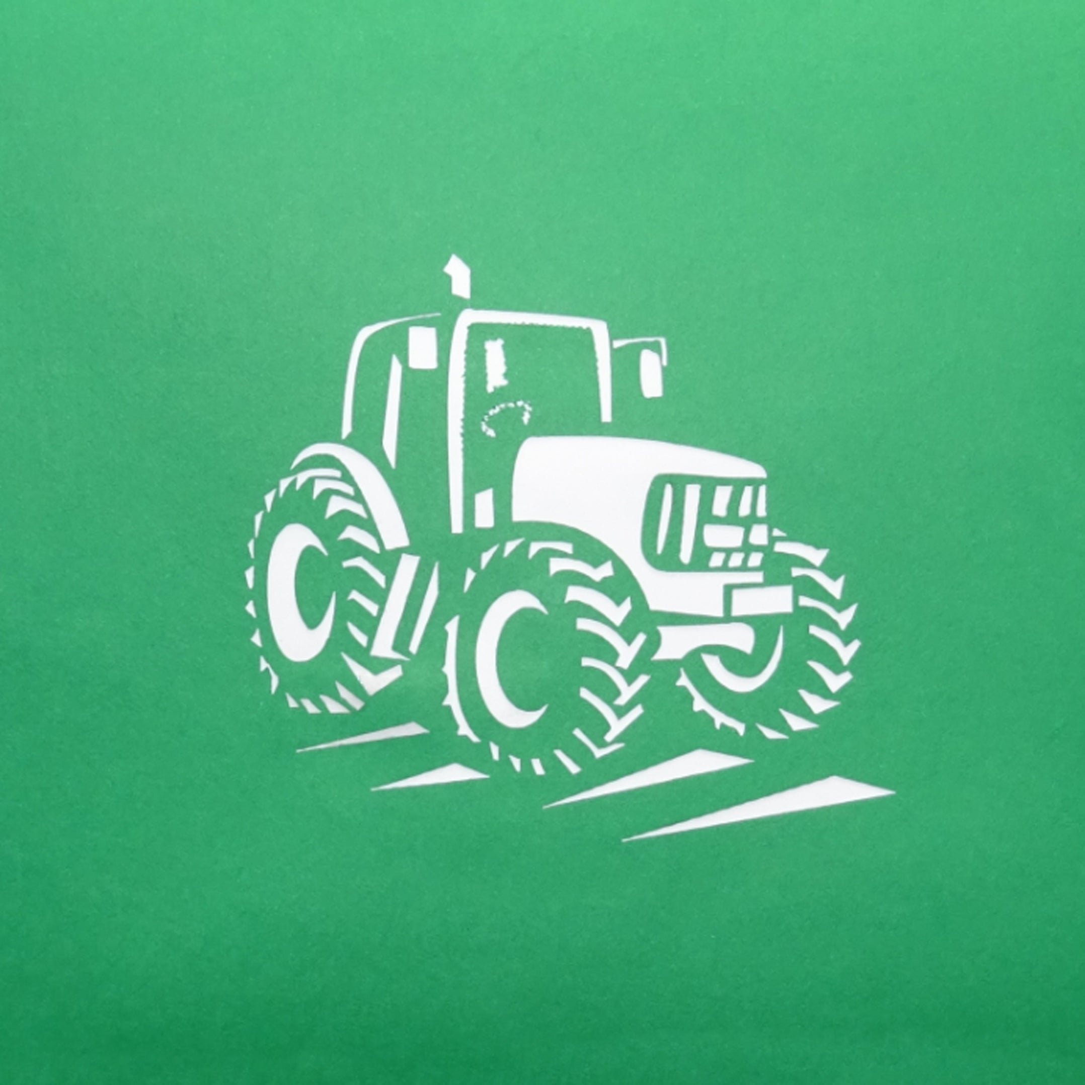 Colognecards Carte Pop-Up Tracteur