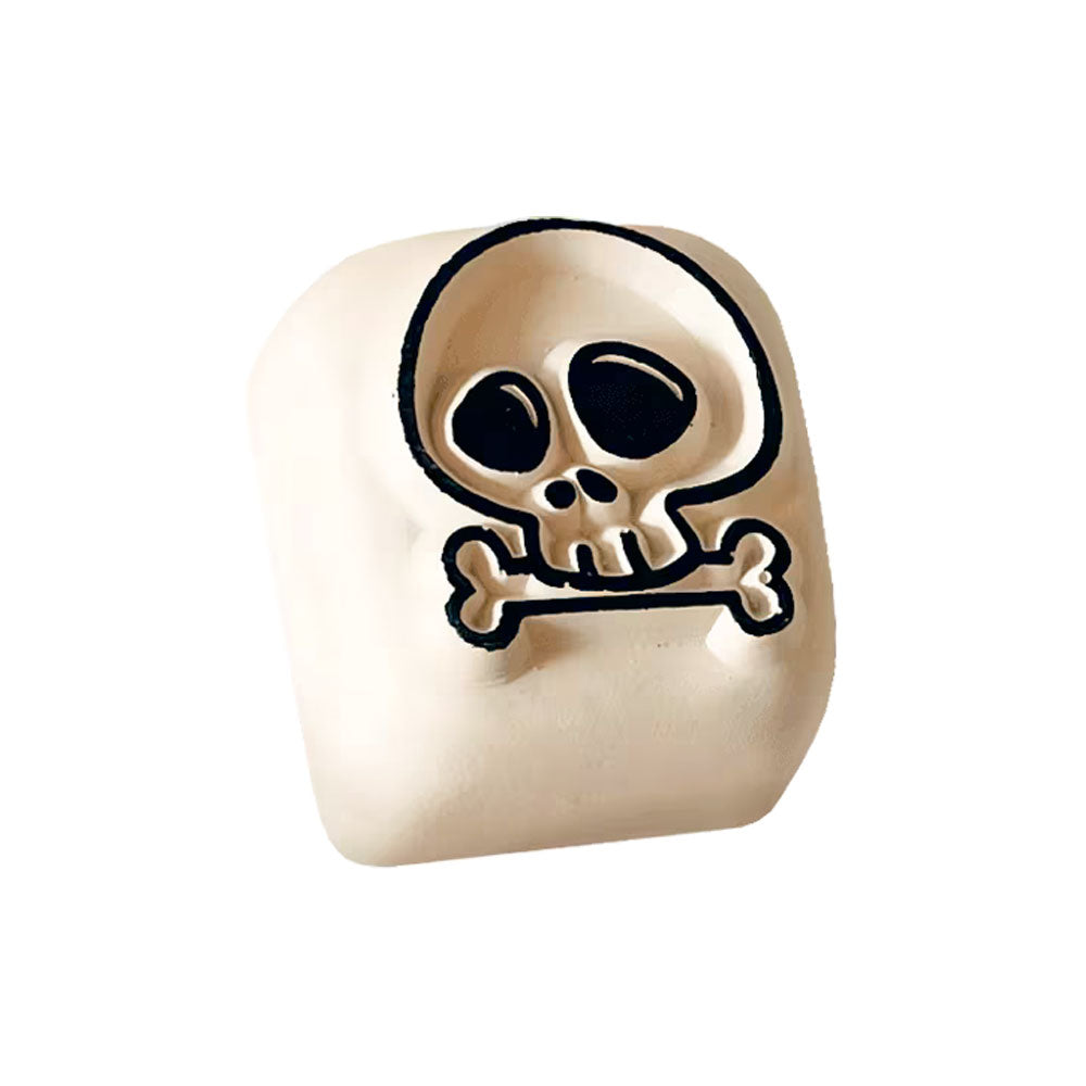 LaDot Stein - "Totenkopf" (1,5 x 1,5 cm) - Temporärer Tattoo Stempel - kinder-druckerei.de