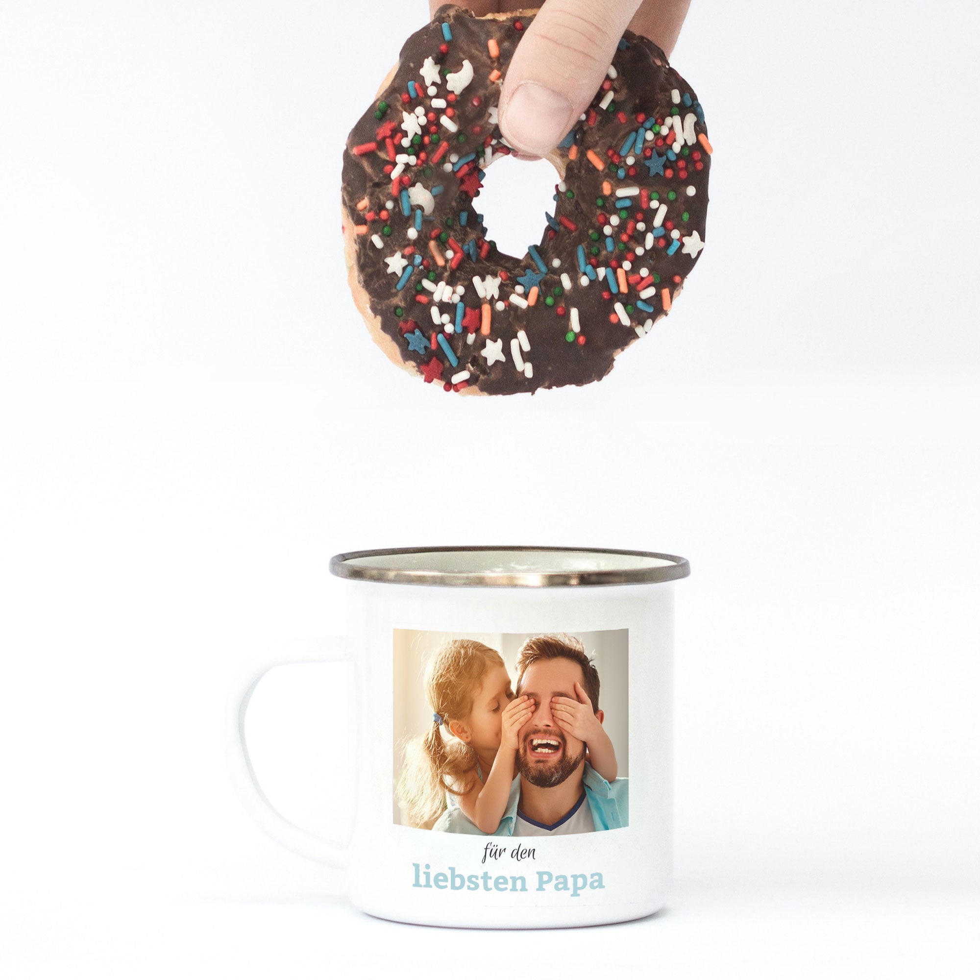 Emaille-Tasse mit Kindermotiv & individuellem Druck - kinder-druckerei.de