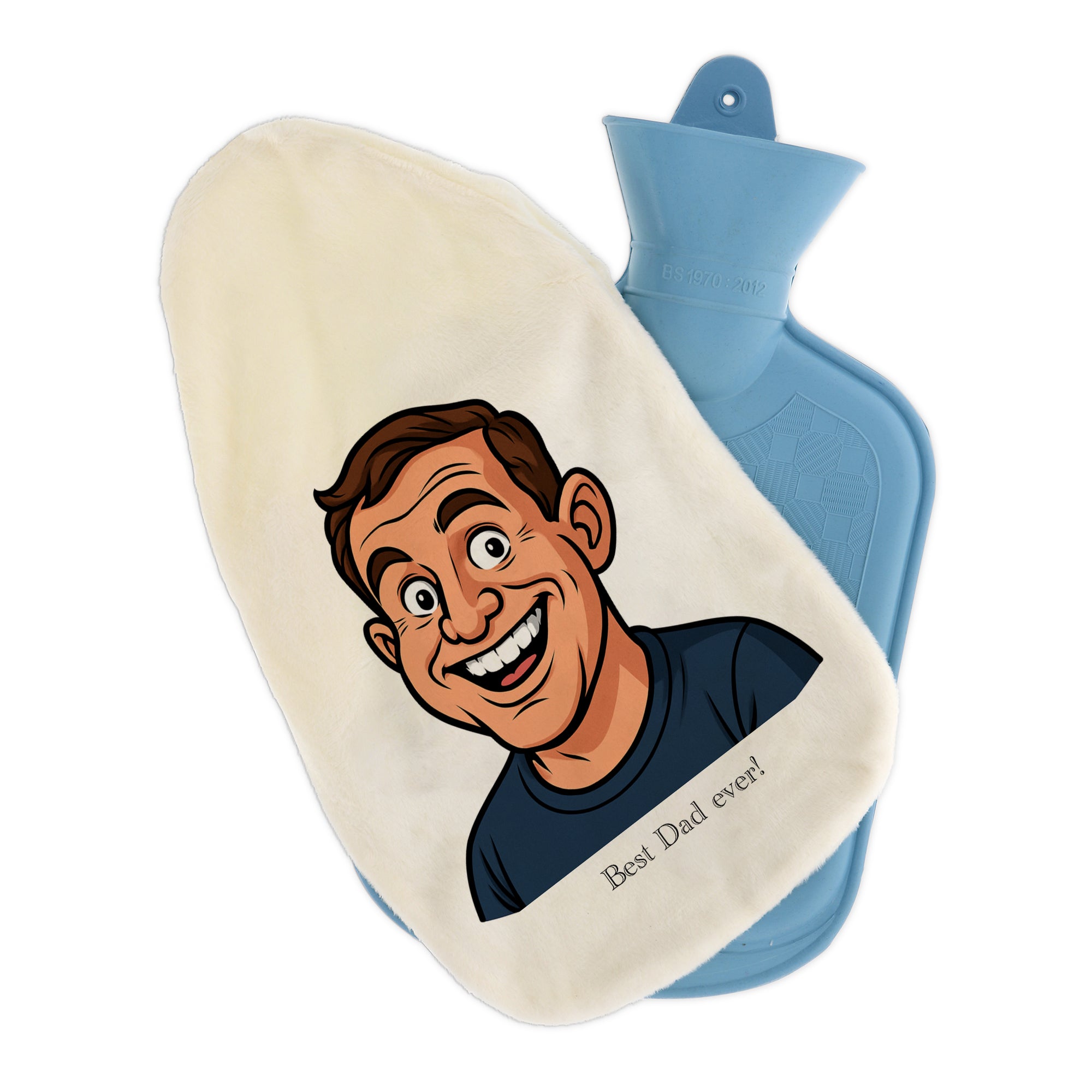 Wärmflasche mit Karikatur & Text - kinder-druckerei.de