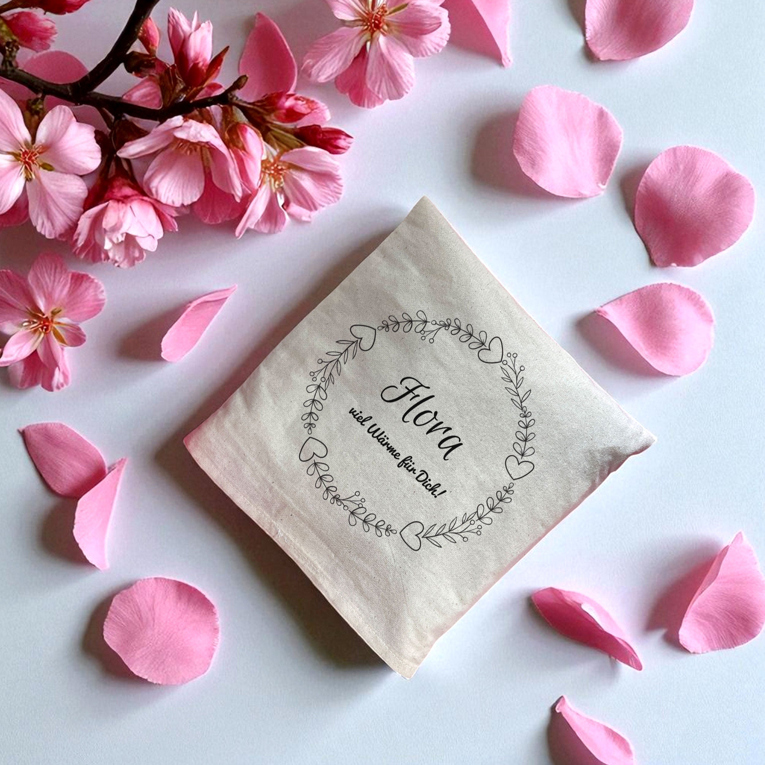 Kirschkernkissen mit individuellem Druck - kinder-druckerei.de