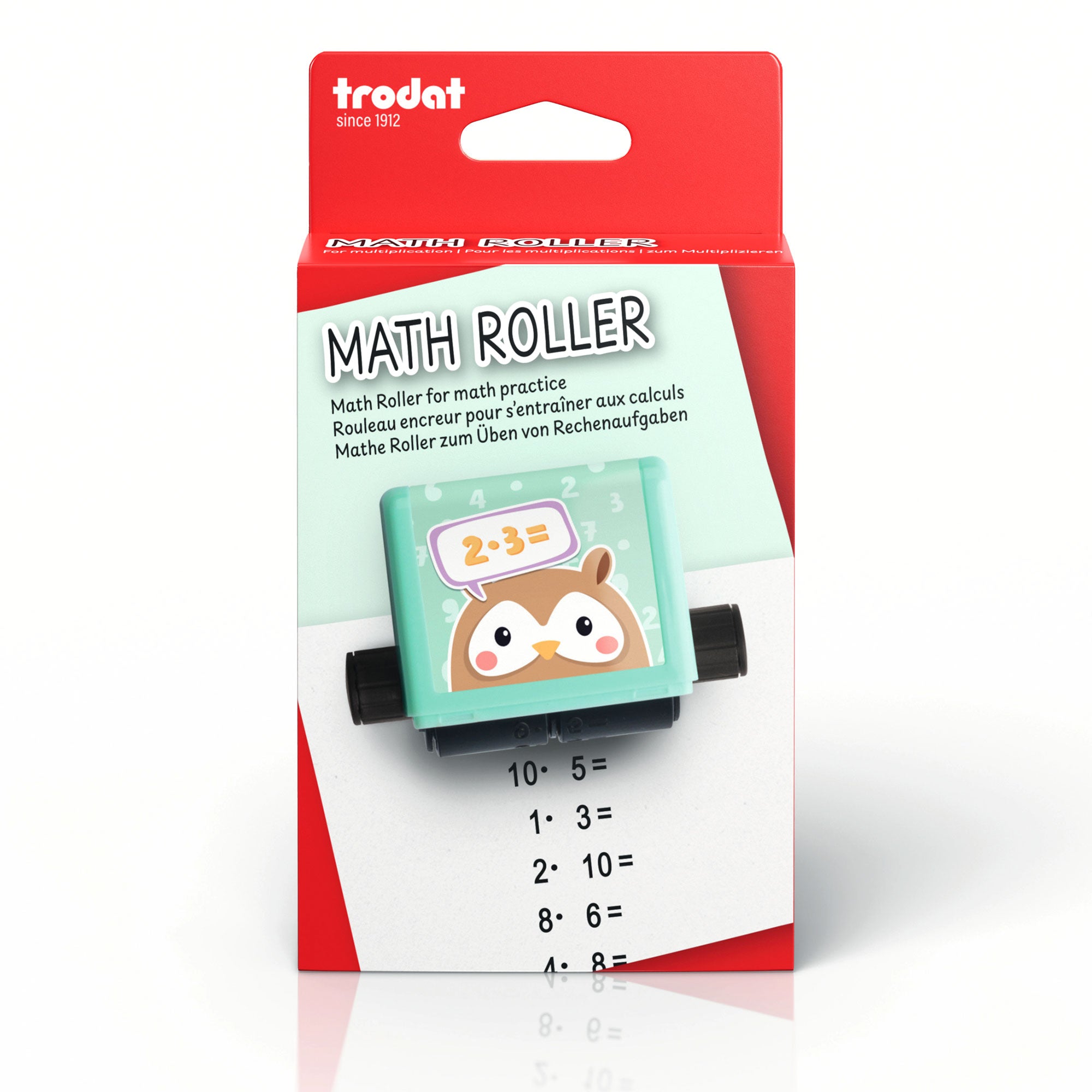 Trodat Mathe Roller – Spielerisch Malrechnen lernen und üben
