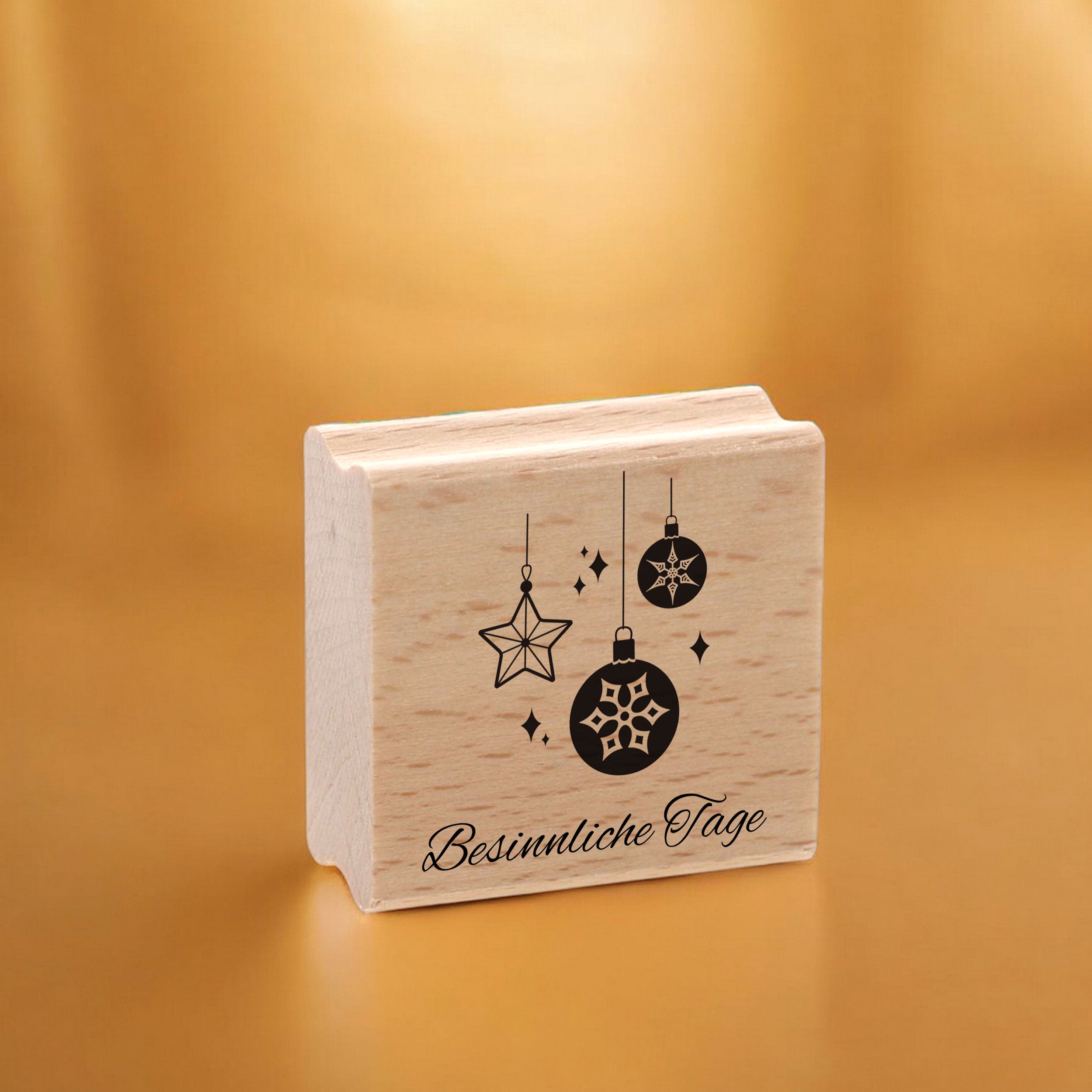 Personalisierbarer Motivstempel Weihnachten (60x60 mm) - kinder-druckerei.de