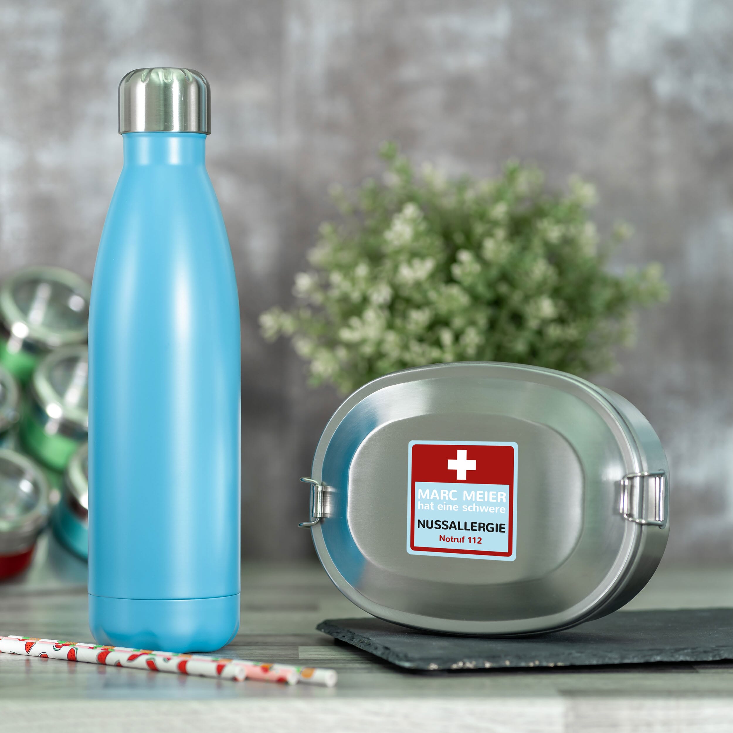 Notfallaufkleber für Kinder (60 Aufkleber - 47x47 mm) - kinder-druckerei.de