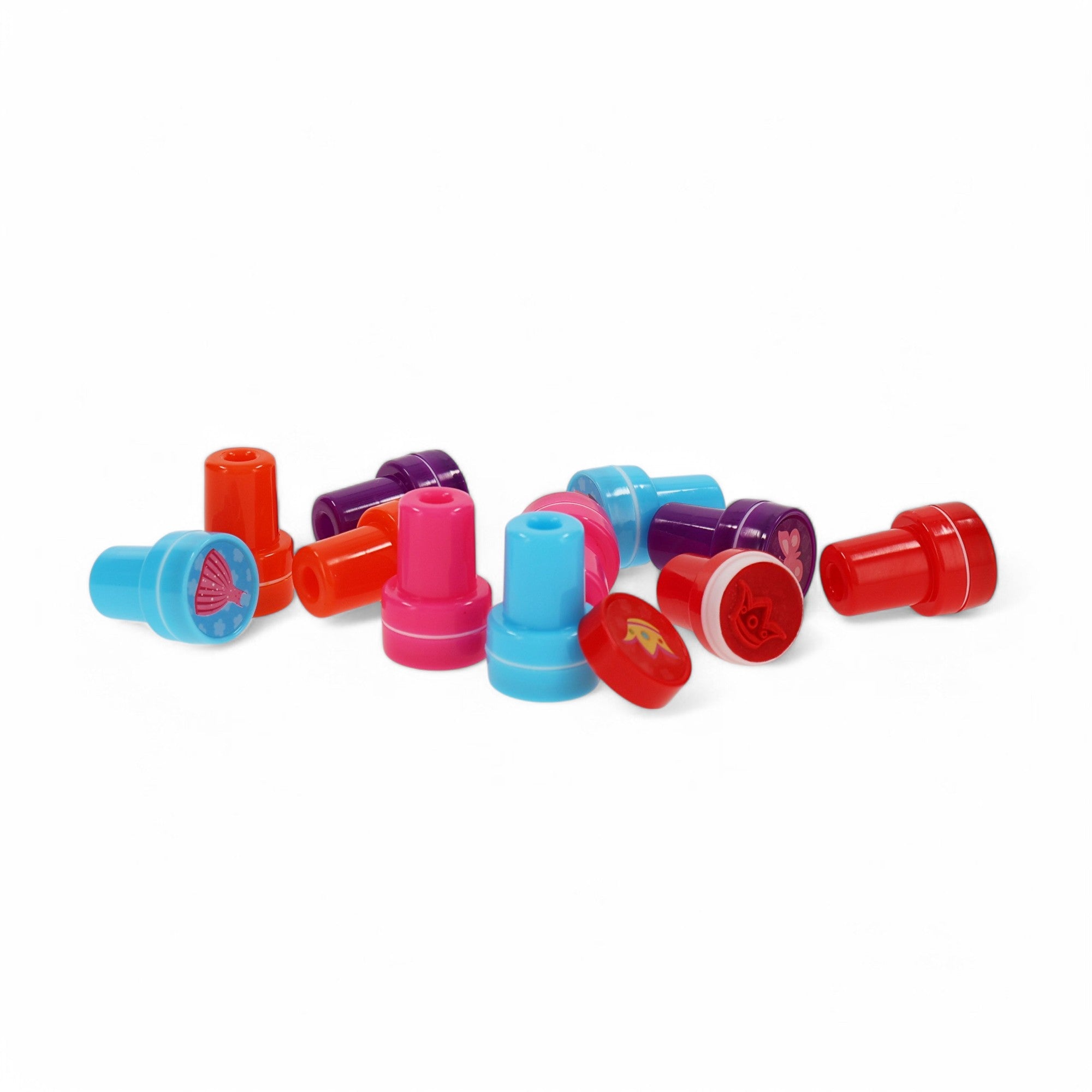 Selbstfärbende Prinzessinnenstempel im Koffer - kinder-druckerei.de