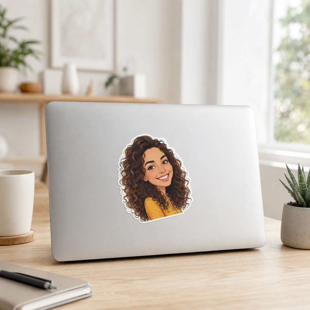 Illustration-Sticker nach Foto – personalisierte Aufkleber konturgeschnitten - kinder-druckerei.de