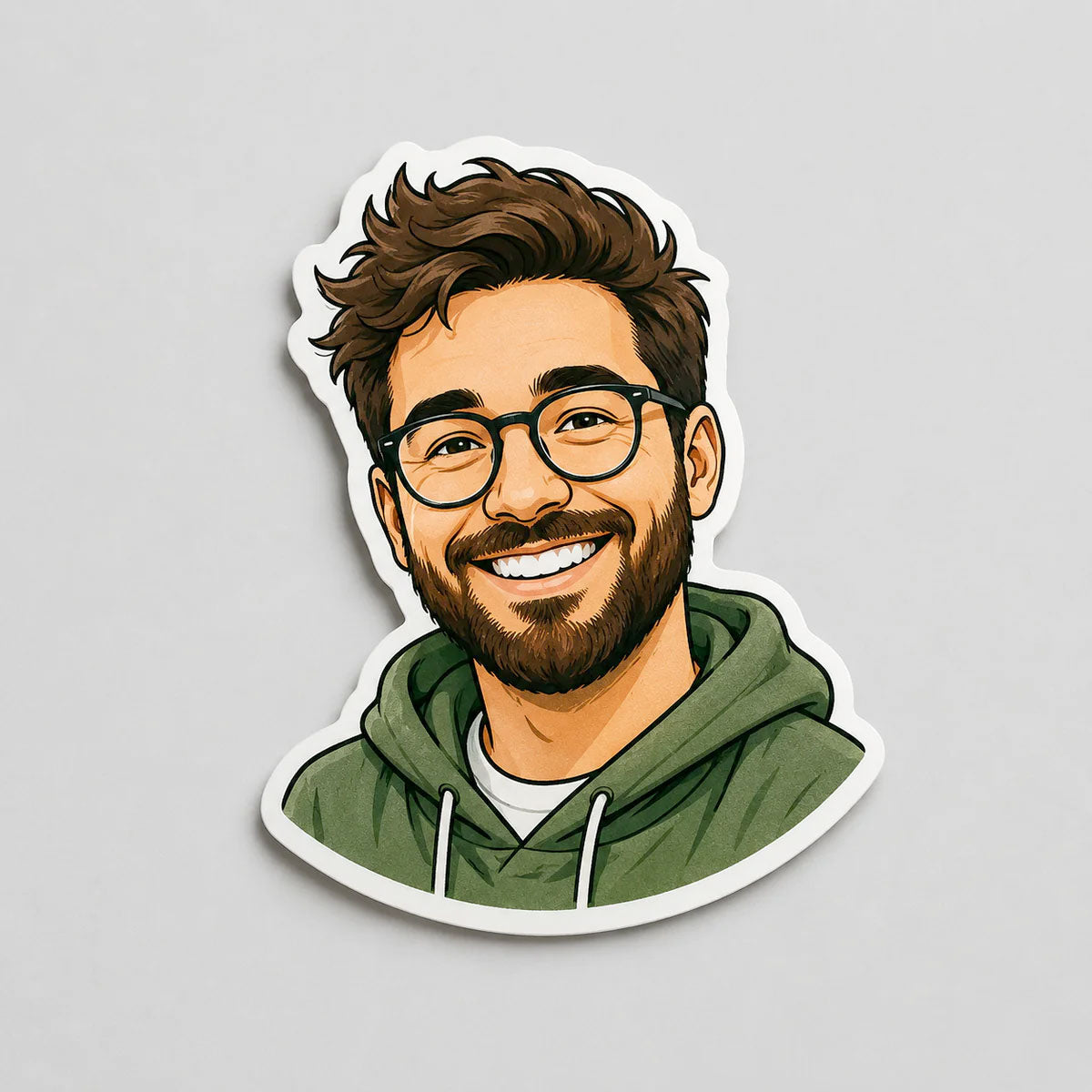 Illustration-Sticker nach Foto – personalisierte Aufkleber konturgeschnitten - kinder-druckerei.de