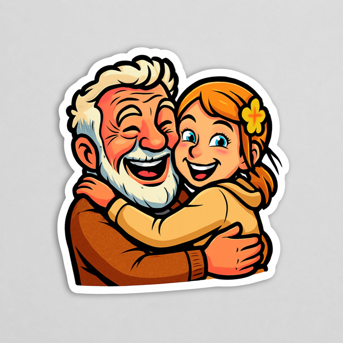 Karikatur-Sticker nach Foto – personalisierte Aufkleber konturgeschnitten - kinder-druckerei.de