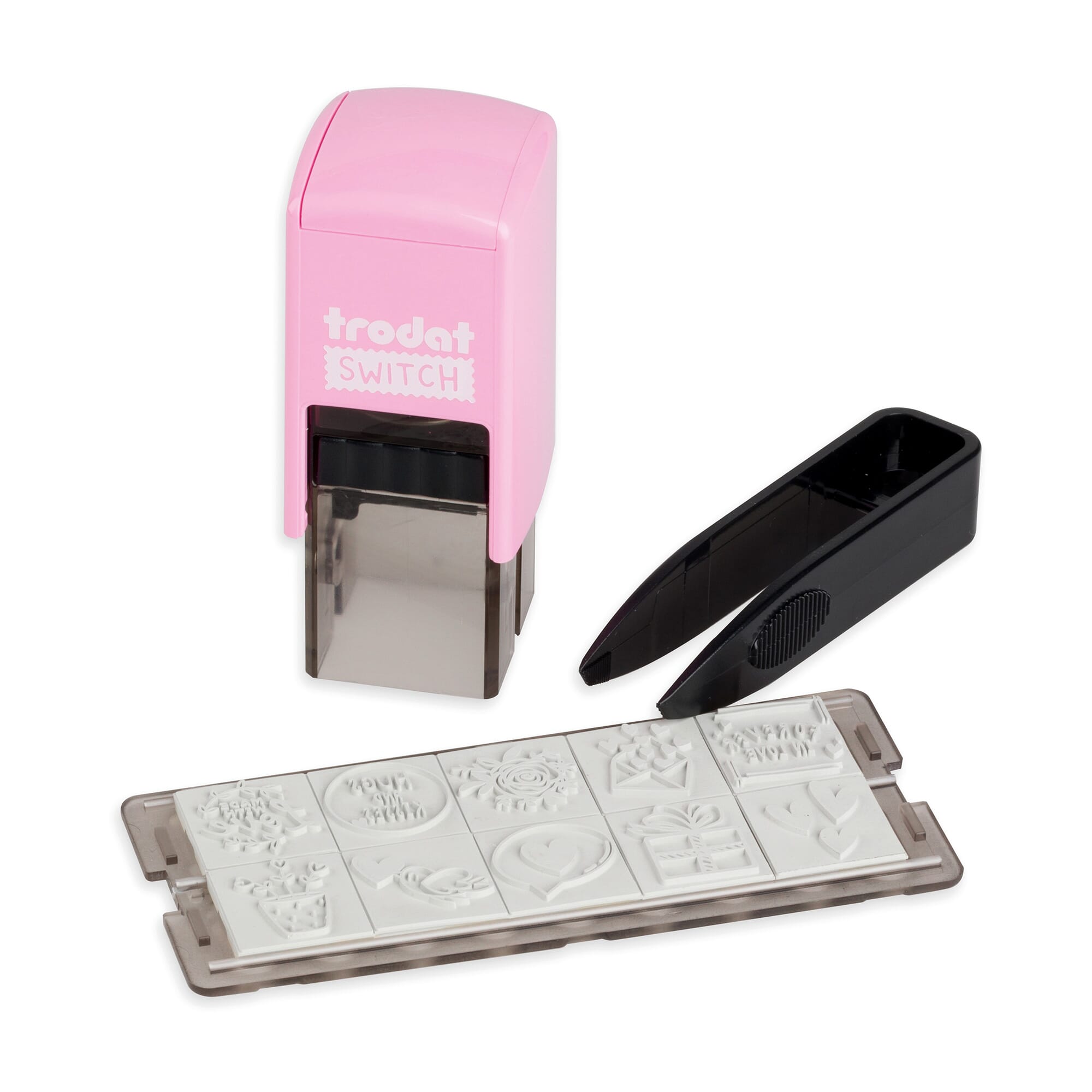 Trodat switch "Liebesbotschaften" DIY Stempel (20x20 mm)