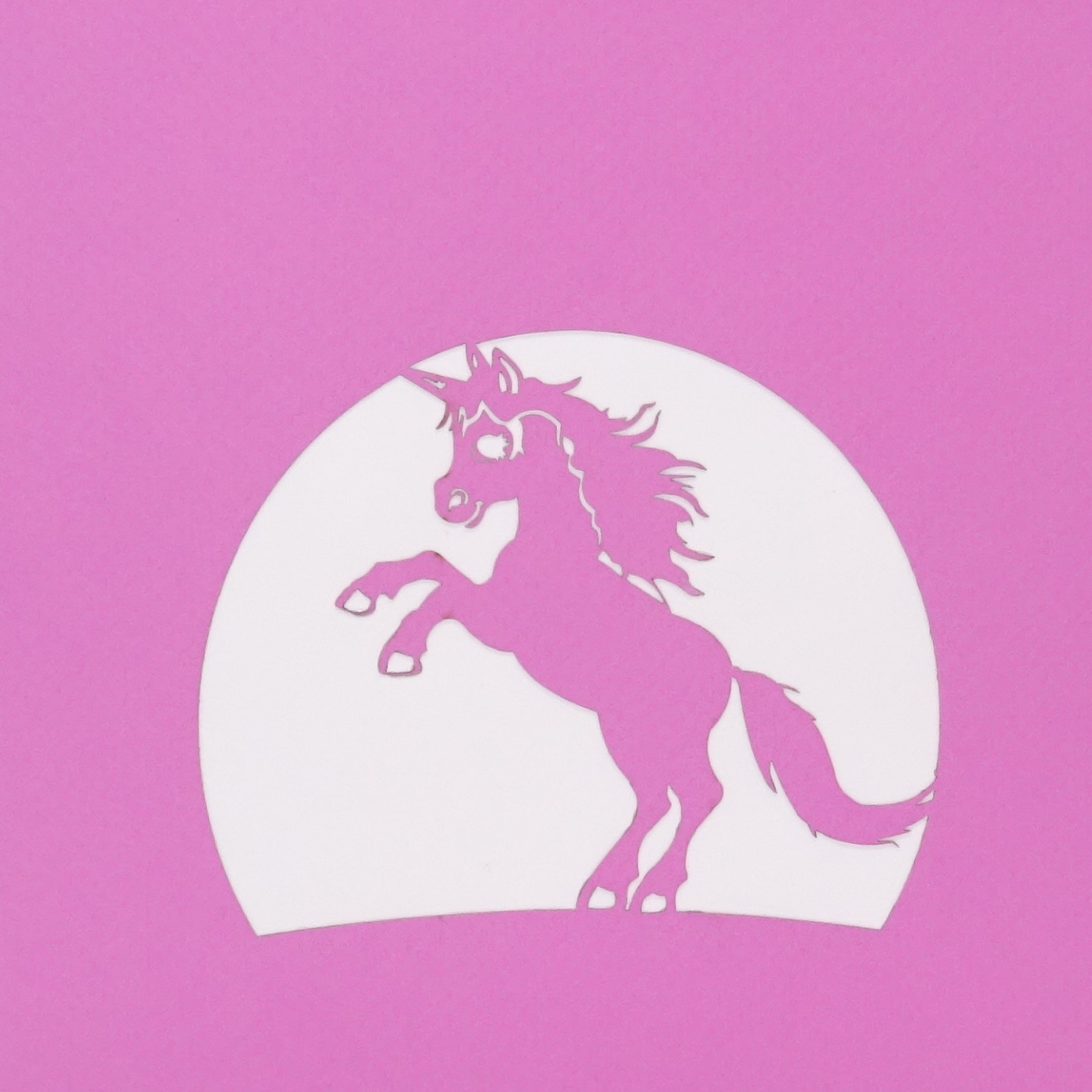 Colognecards Carte Pop-Up Licorne