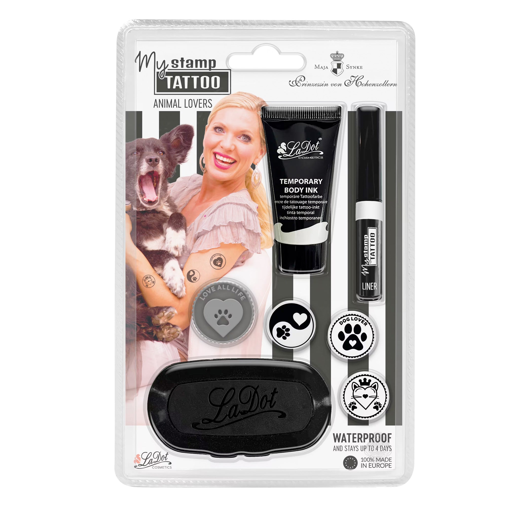 LaDot Tattoostempel-Set "Animal Lovers" - kinder-druckerei.de