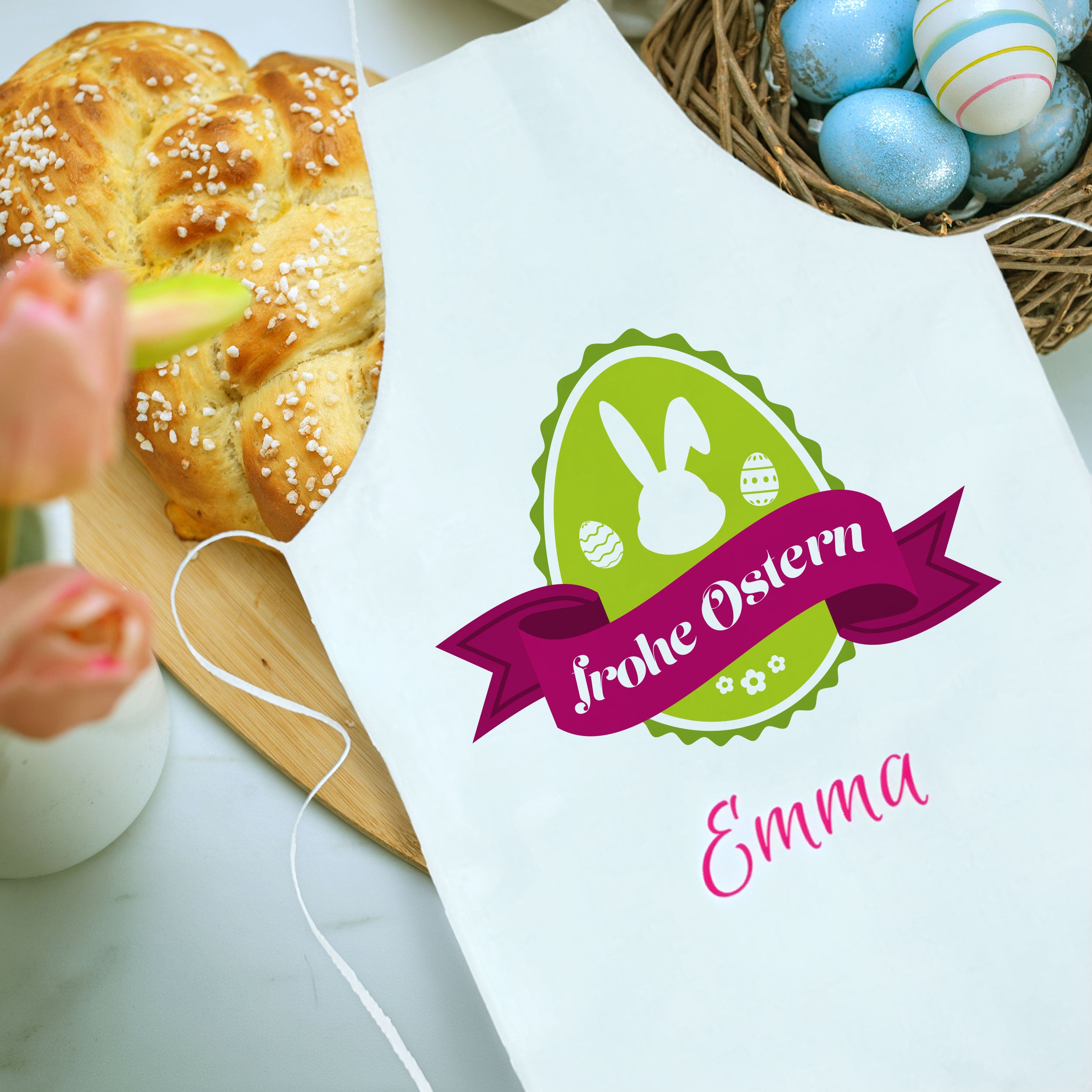 Schürze mit individuellem Druck - kinder-druckerei.de