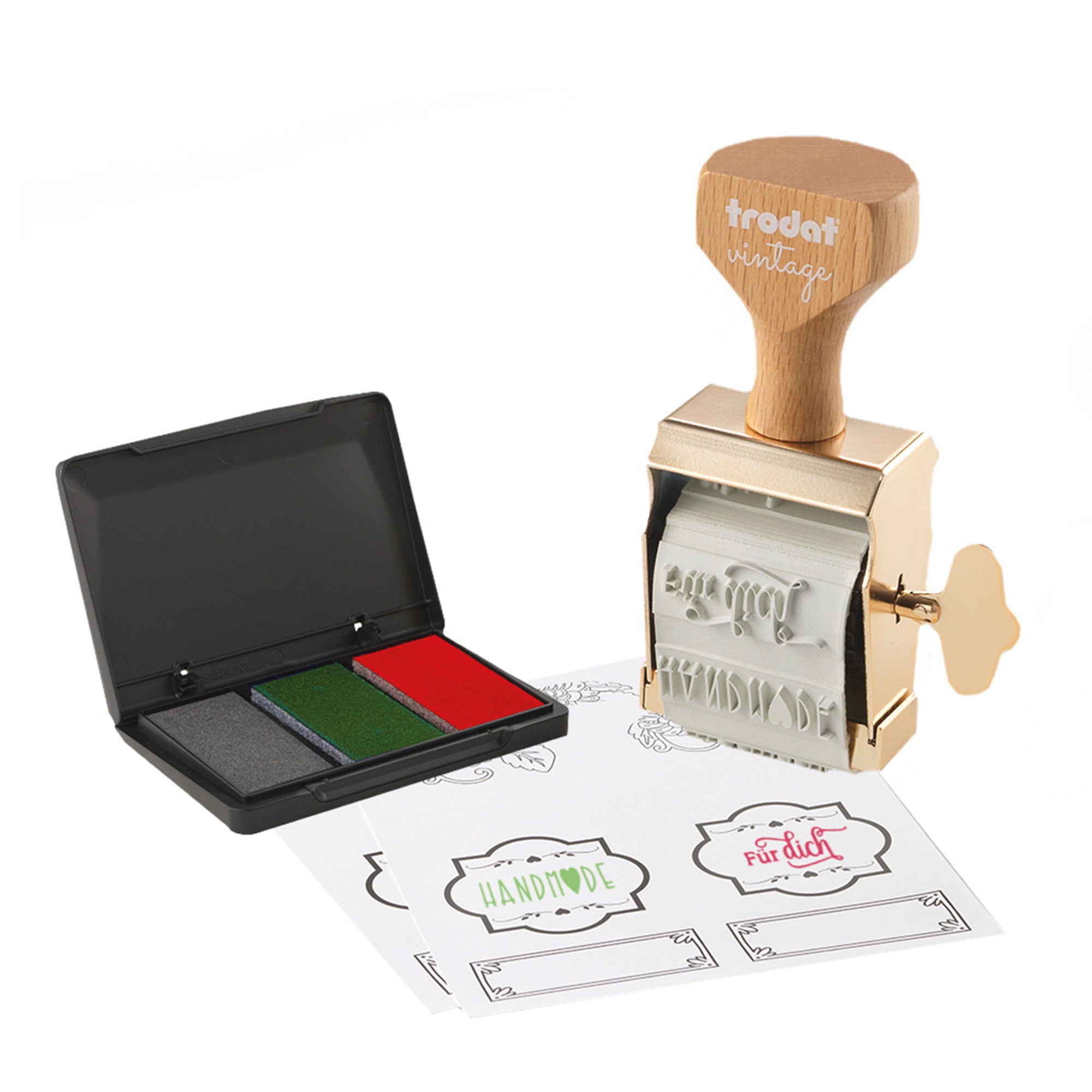 TRODAT Vintage Stempel – Selbstgemachtes - kinder-druckerei.de